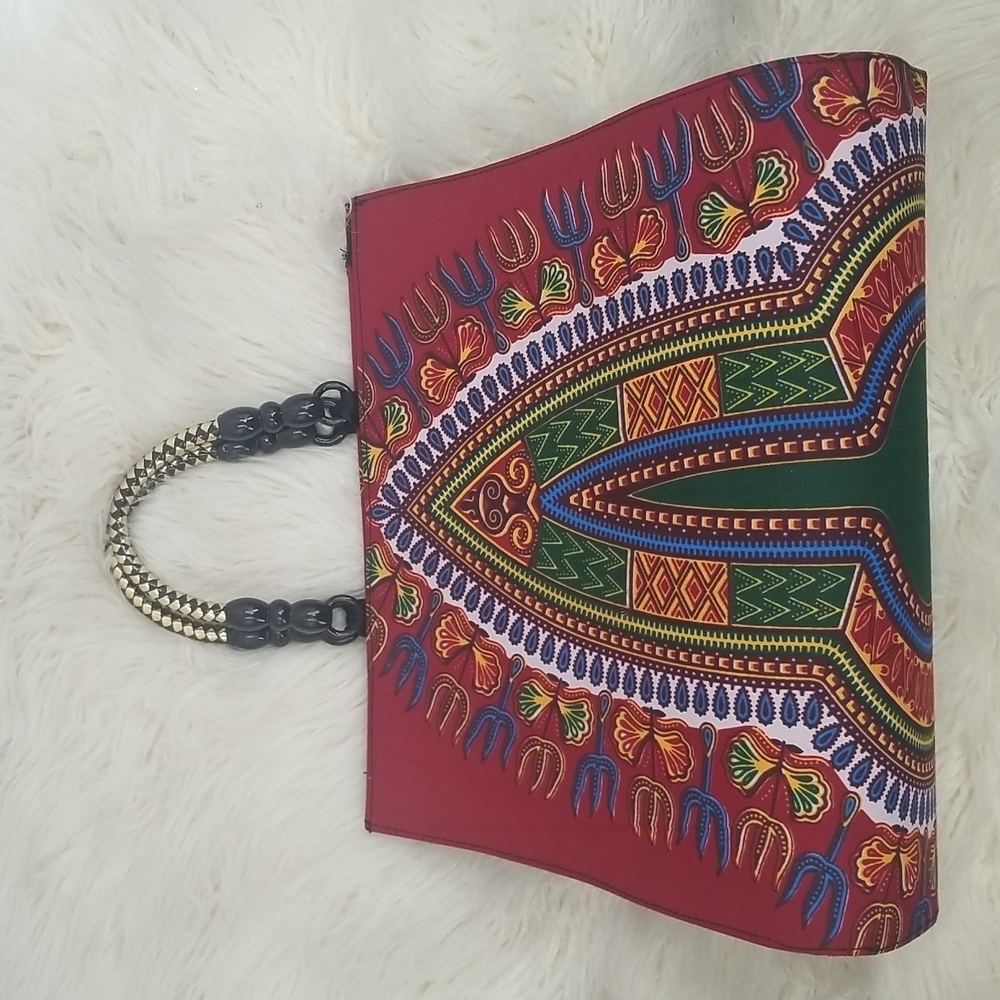 African Ethnic Pattern Oversized‎ Purse